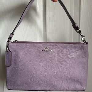 Lilac Coach Large Wristlet